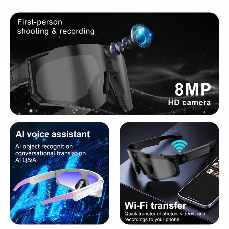 AI Smart Glasses ChatGPT 1080P - đánh giá và giá Smart Glasses Lens